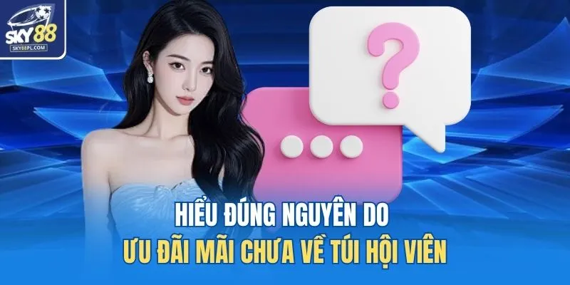Câu Hỏi Thường Gặp 4 Hiểu đúng nguyên do ưu đãi mãi chưa về túi hội viên