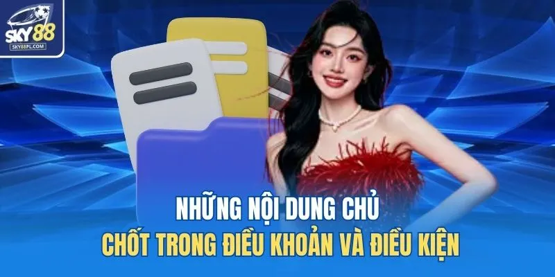 Những nội dung chủ chốt trong điều khoản và điều kiện